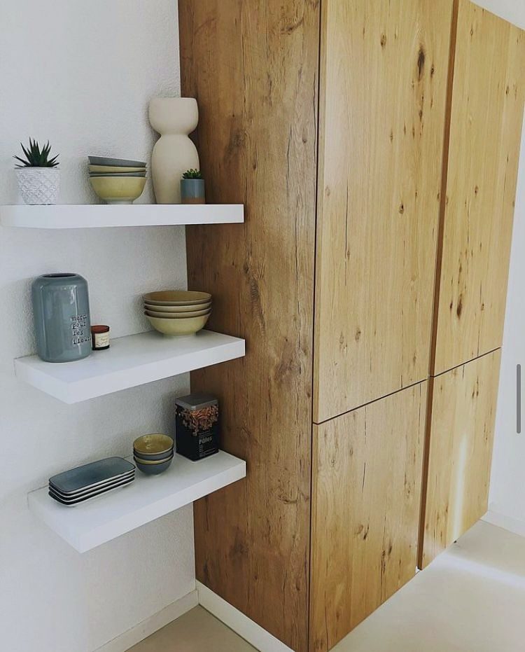 Rangements de cuisine en bois
